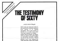 Testimony of Sixty